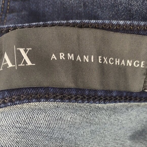 Armani Exchange Super Skinny Blue Jeans Size 26 - Picture 7 of 9